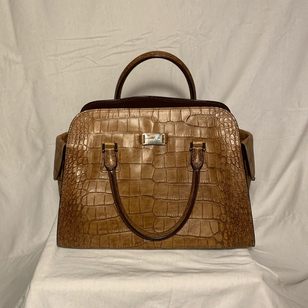 Michael Kors Embossed Leather Handbag